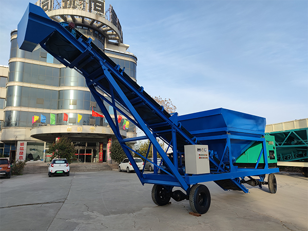 low price Simple dry ready mix concrete mixing batch plant for sale