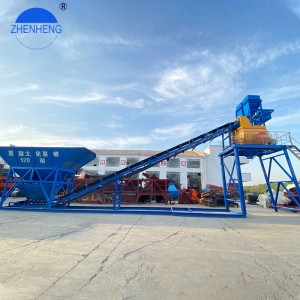 No Foundation Quick Installation 60m3/H 25-100m3/h Small Ready Mix Mobile Precast Concrete Mixing Batching Plant
